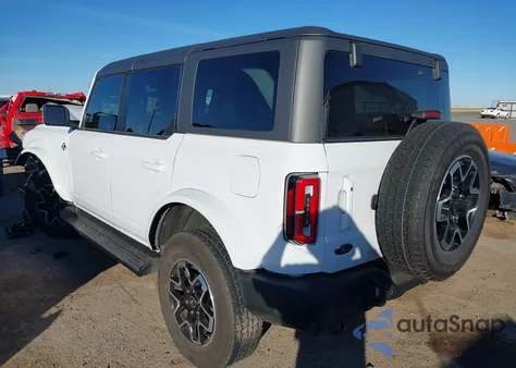 2025 Ford Bronco Outer Banks z USA, uszkodzony, nr VIN 1FMDE8BH0SLA87304